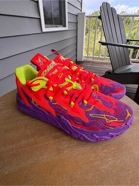 PUMA LaMelo Ball MB.03 Lo Lava Basketball Shoes Youth 6.5